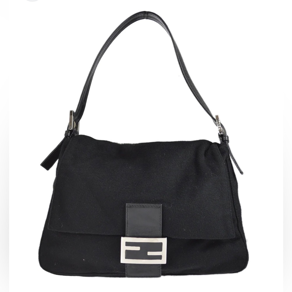 Fendi black hobo bag